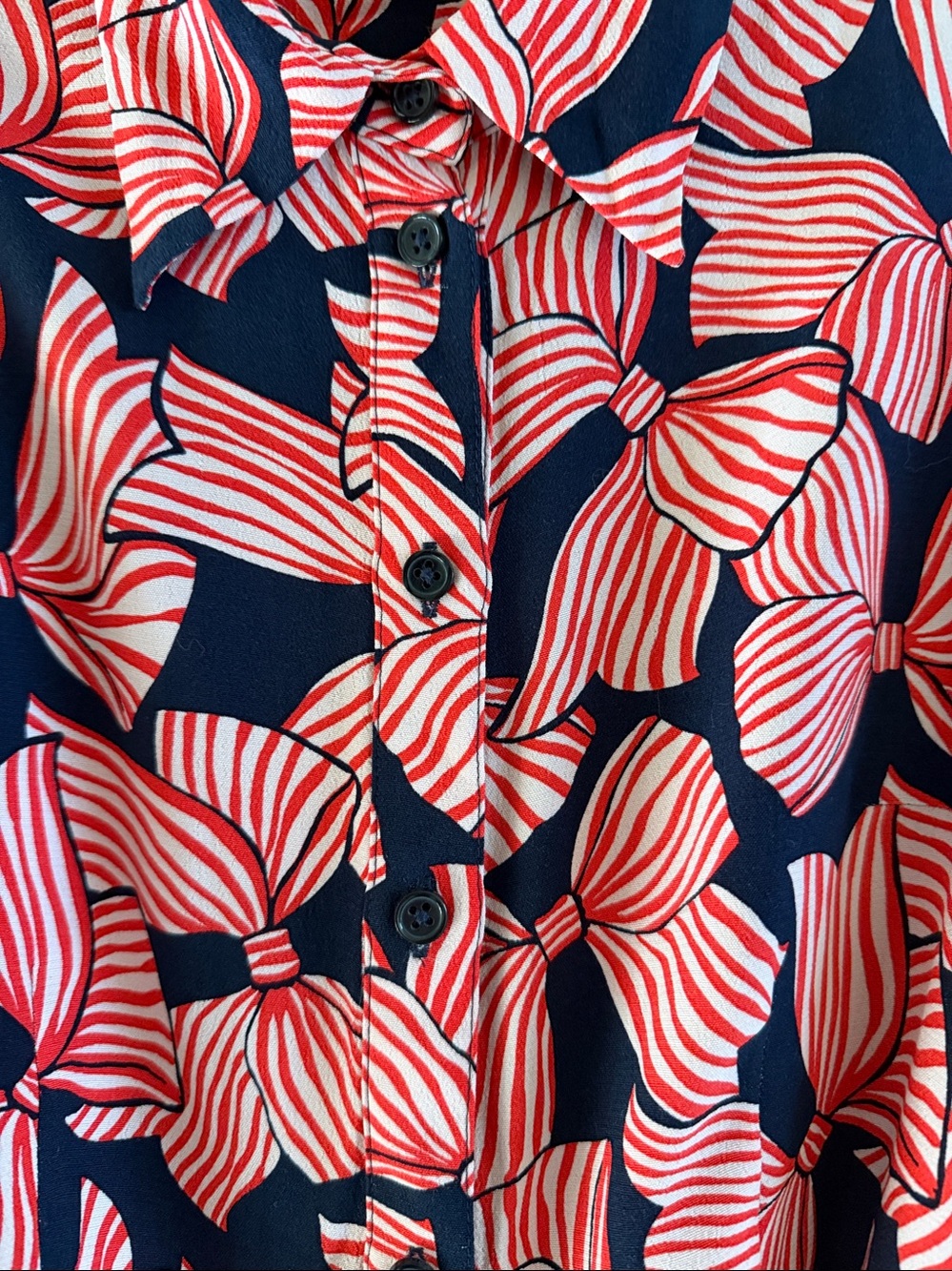 Boden Kate Abstract Midi Shirt Dress size 8P - Picture 7 of 14